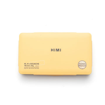Tinta Guache HIMI 18 Cores 30ml – Estojo Amarelo Himi