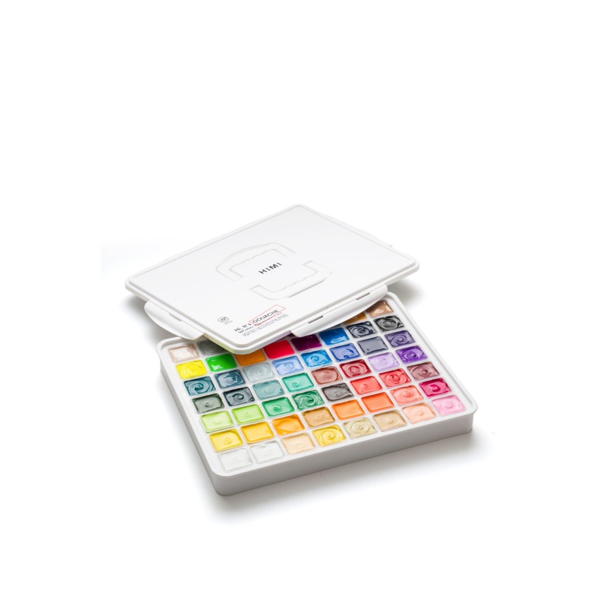 Tinta Guache HIMI 56 Cores 30ml – Estojo Branco Himi