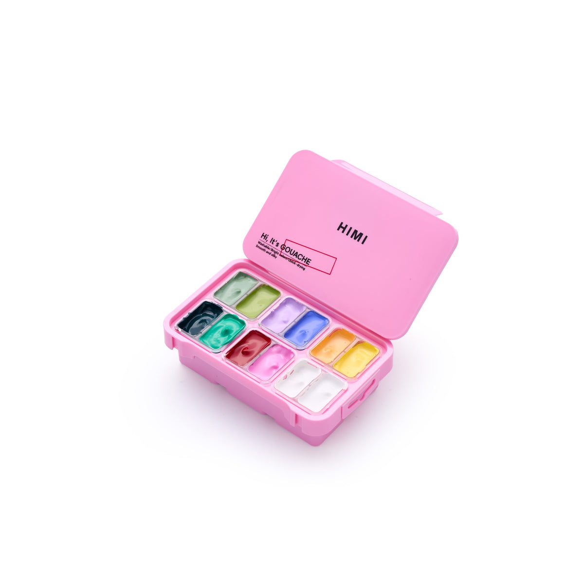 Tinta Guache Himi Twin Cup - 12 Cores Botânicas HIMI