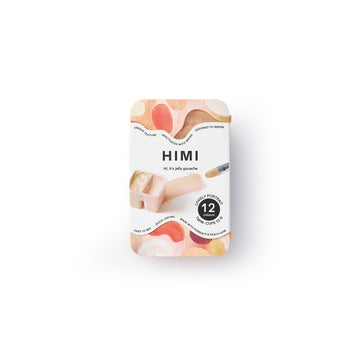 Tinta Guache Himi Twin Cup - 12 Cores Retrato HIMI