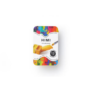 Tinta Guache Himi Twin Cup - 12 Cores Vibrantes