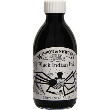 Tinta Nanquim Winsor & Newton 250ml - Black Indian Ink Winsor & Newton