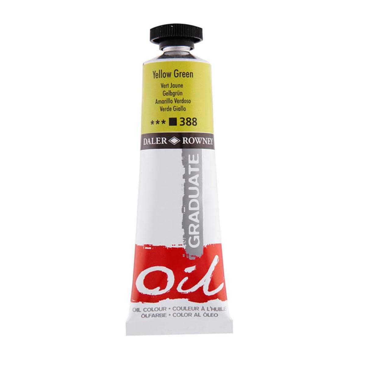Tinta Óleo Graduate - Daler & Rowney 38ml - Cores Yellow Green Daler & Rowney