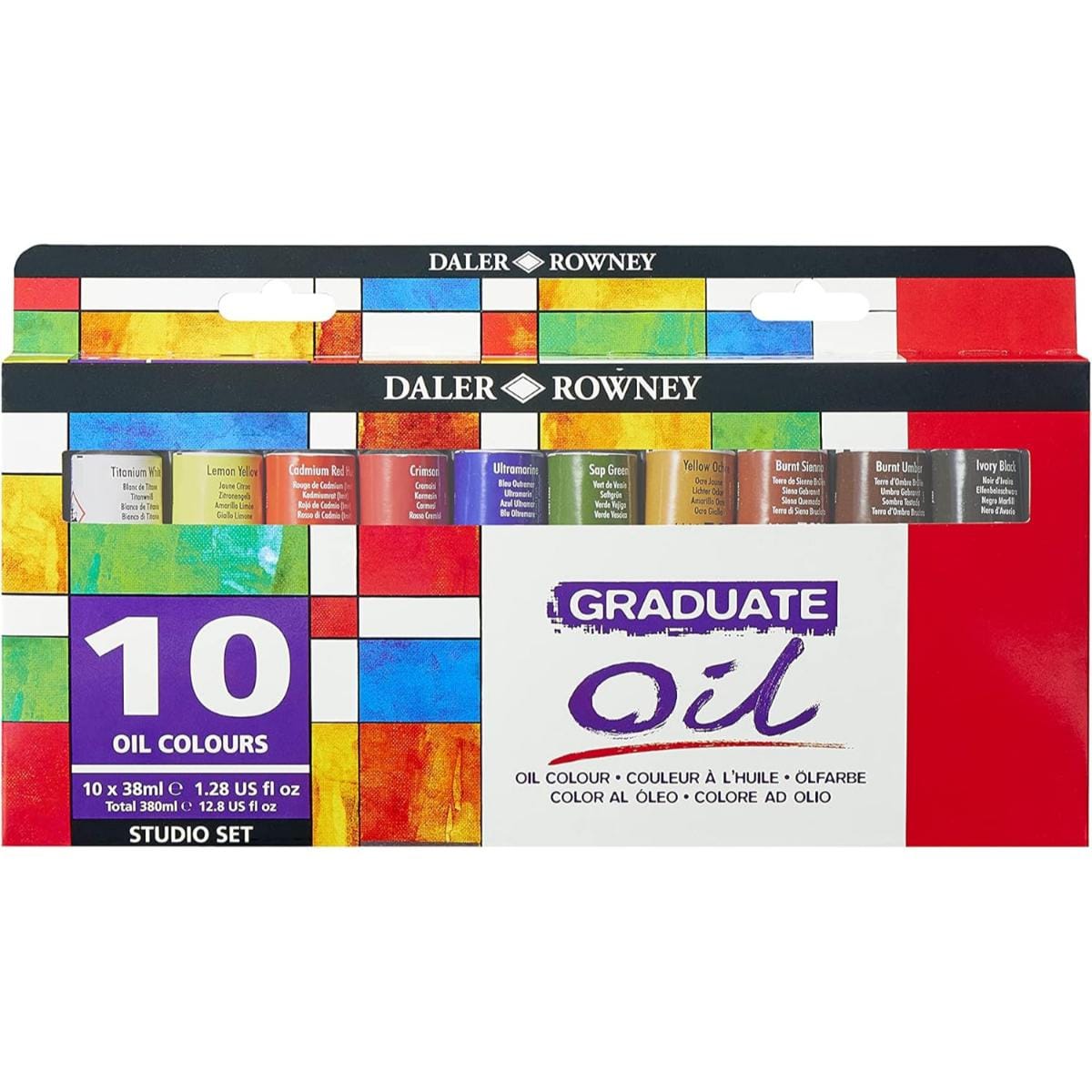 Tinta Óleo Graduate Oil Selection Set - 10 Cores - 38ml Daler & Rowney