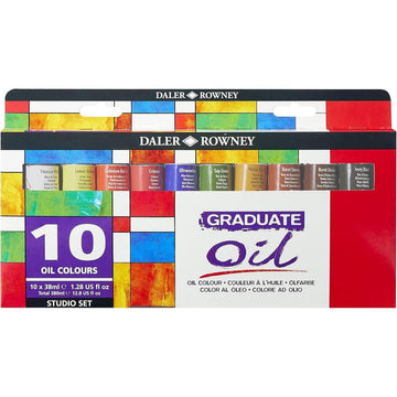 Tinta Óleo Graduate Oil Selection Set - 10 Cores - 38ml Daler & Rowney