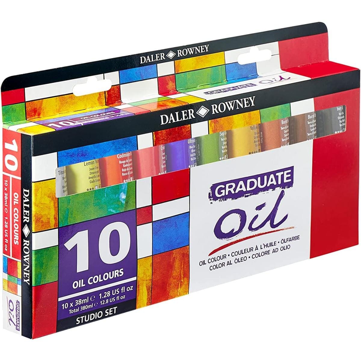 Tinta Óleo Graduate Oil Selection Set - 10 Cores - 38ml Daler & Rowney