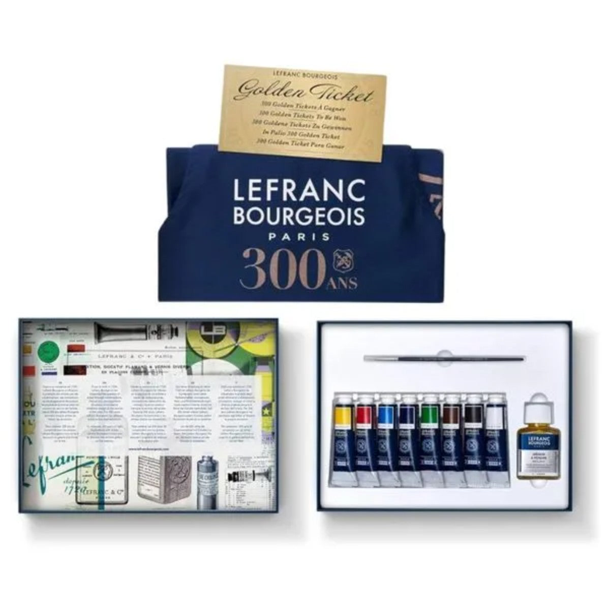 Tinta Óleo Lefranc & Bourgeois - Conjunto Gift 300 Ans Lefranc & Burgeois