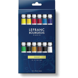 Tinta Óleo Lefranc & Burgeois Fine - 12 Cores
