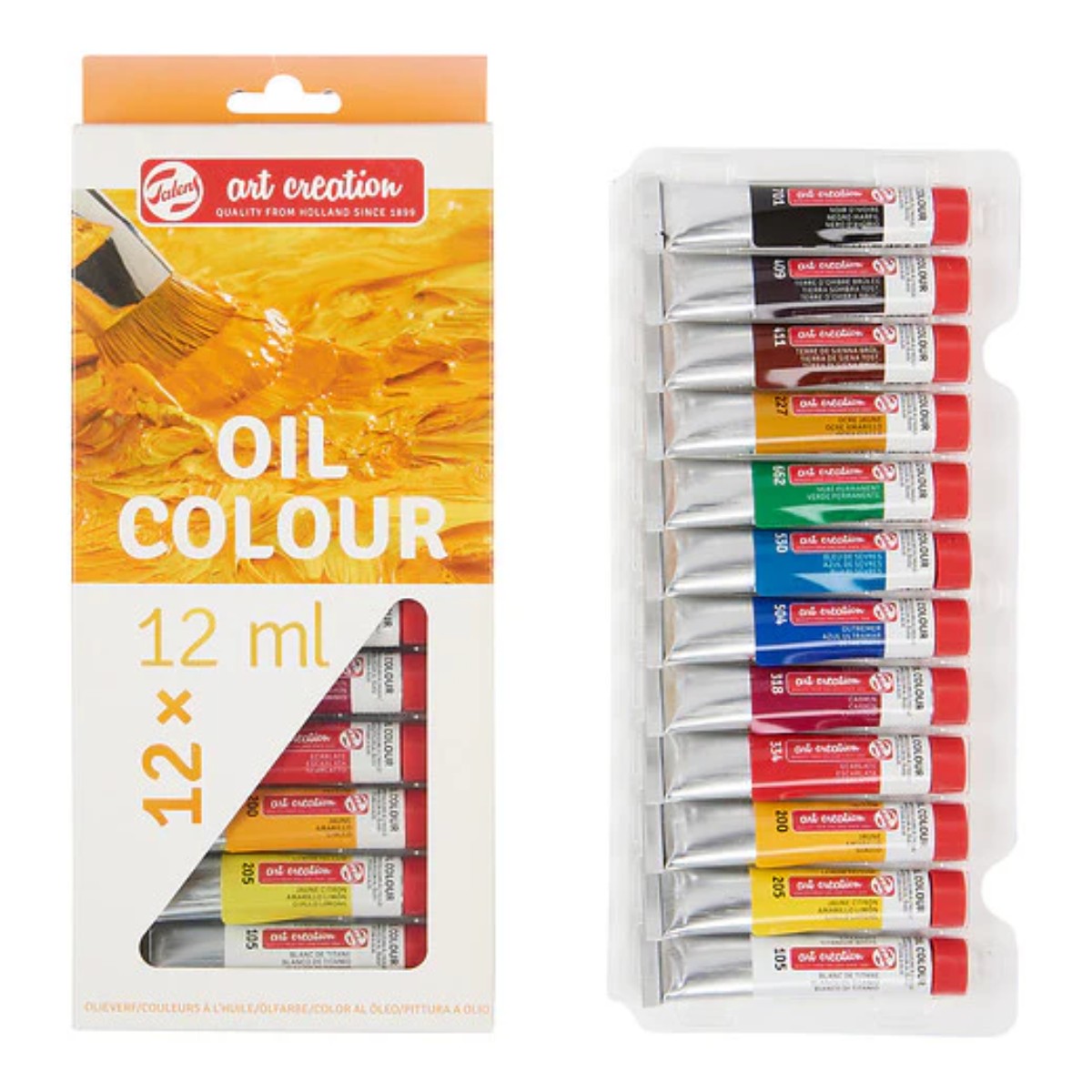 Tinta Oleo Talens Art Creation - 12 Cores - 12ml Talens