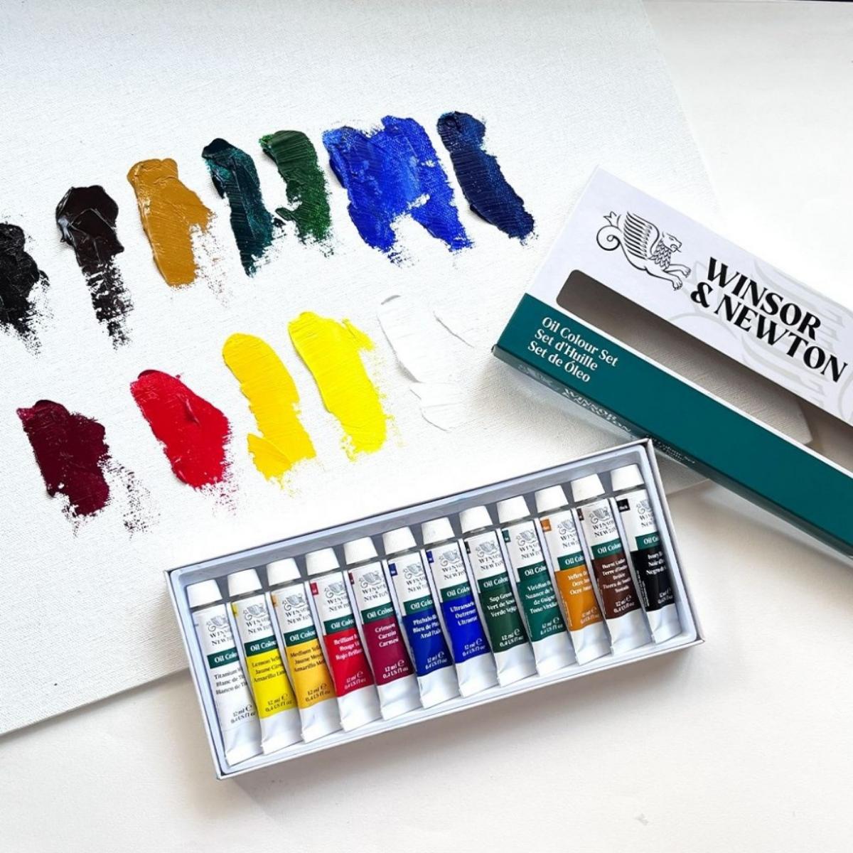 Tinta Óleo Winsor & Newton Discover - Kit com 24 Cores Winsor & Newton Tinta a Óleo