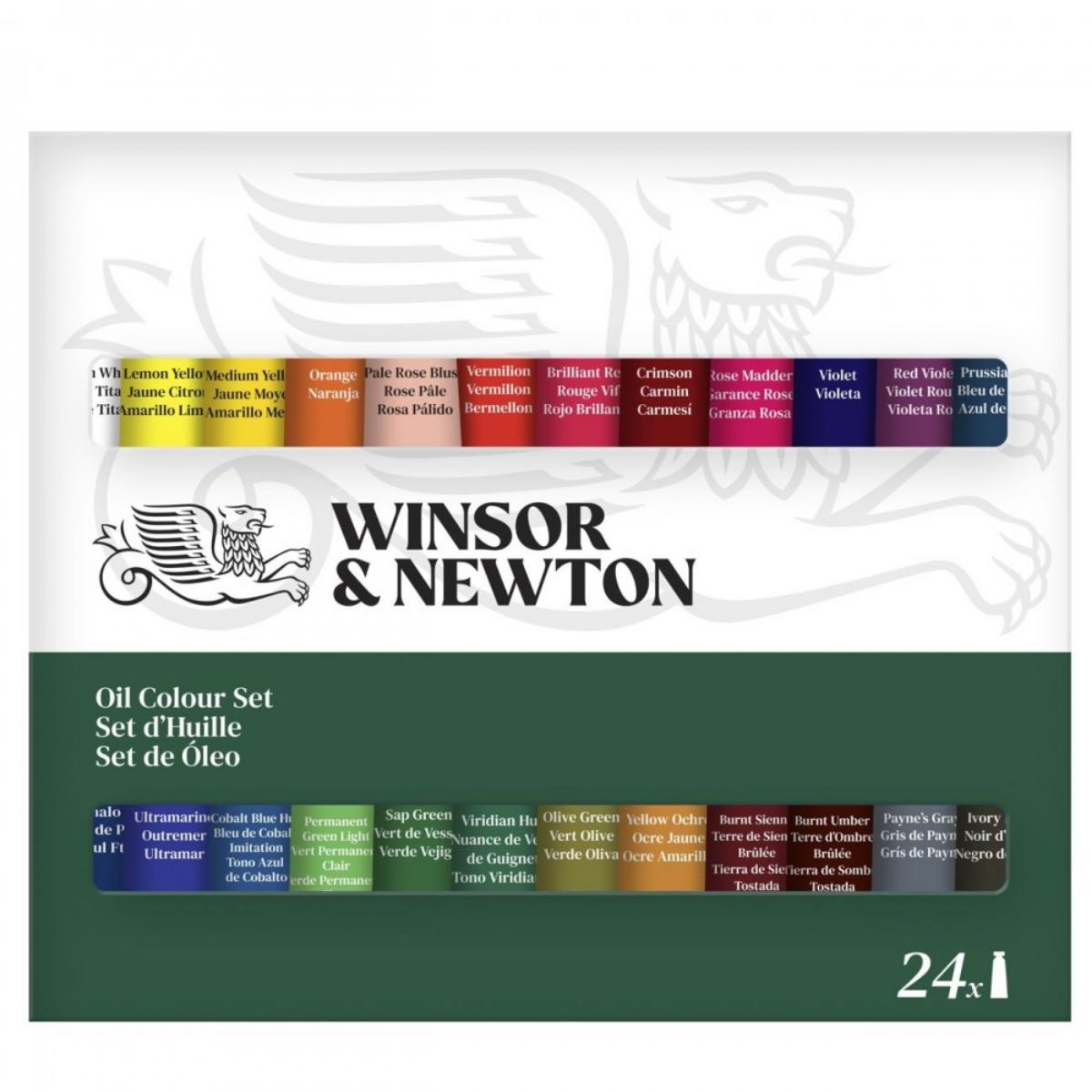 Tinta Óleo Winsor & Newton Discover - Kit com 24 Cores Winsor & Newton Tinta a Óleo