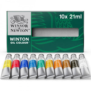 Tinta Óleo Winsor & Newton Winton - 10 Cores - 21ml