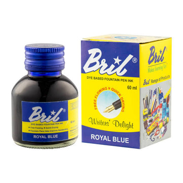 Tinta Para Caneta Tinteiro Bril - Royal Blue - 60ml Bril