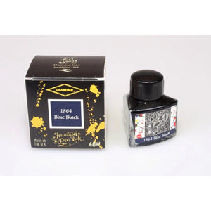 Tinta para Caneta Tinteiro Diamine 150th Anniversary 1864 Blue Black 40ml