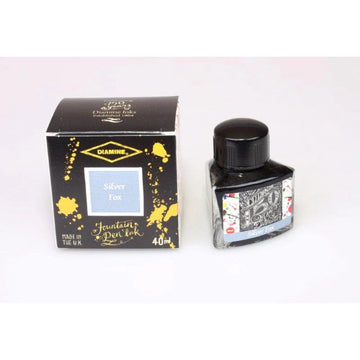 Tinta para Caneta Tinteiro Diamine 150th Anniversary Silver Fox 40ml Diamine