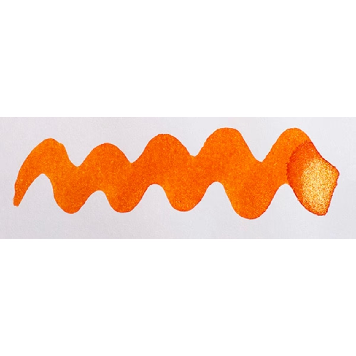 Tinta para Caneta Tinteiro Diamine Shimmertastic Inferno Orange 50ml - Cintilante Diamine