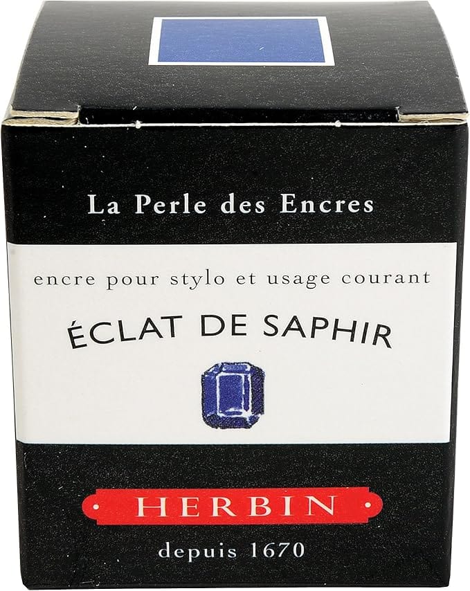 Tinta para Caneta Tinteiro Herbin 30ml - Eclat De Saphir Jacques Herbin