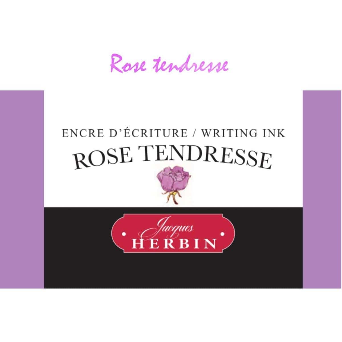 Tinta Para Caneta Tinteiro Herbin 30ml - Rose Tendresse J Herbin