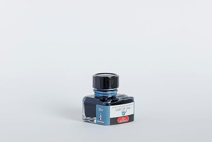 Tinta para Caneta Tinteiro Herbin 30ml - Vert De Gris Jacques Herbin