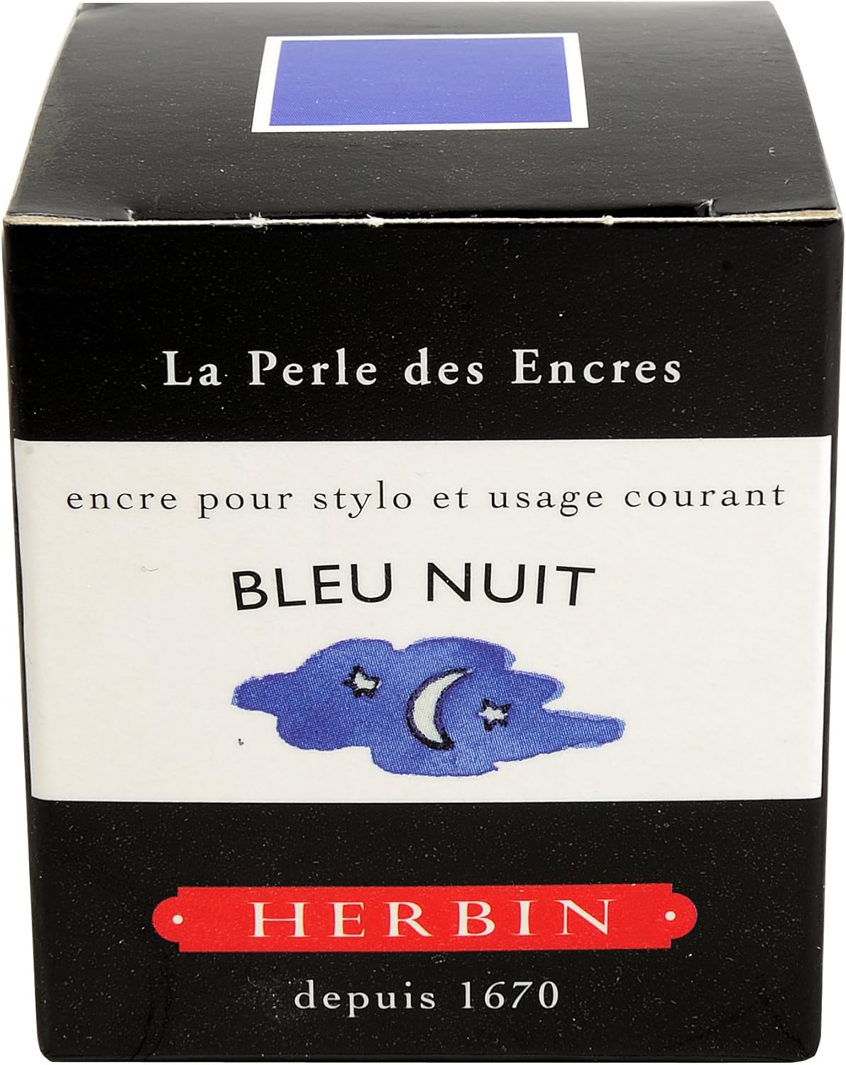Tinta Para Caneta Tinteiro Herbin - Bleu Nuit - 30ml - 13019T Jacques Herbin