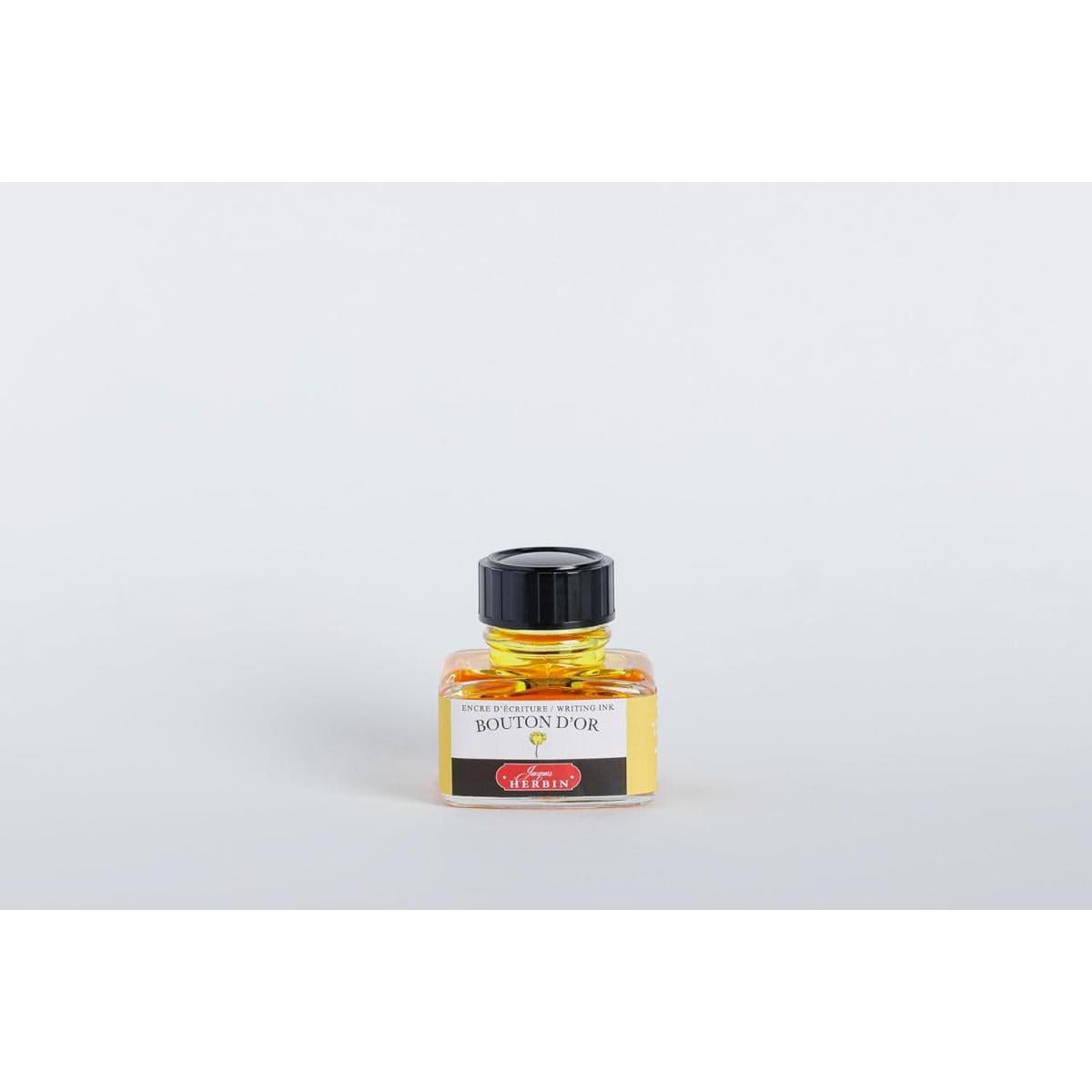 Tinta Para Caneta Tinteiro Herbin - Bouton Dor - 30ml J Herbin