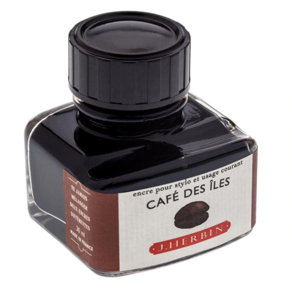 Tinta Para Caneta Tinteiro Herbin - Cafe des Iles - 30ml - 13046T Jacques Herbin