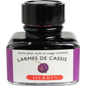 Tinta Para Caneta Tinteiro Herbin - Larmes de Cassis - 30ml - 13078T Jacques Herbin