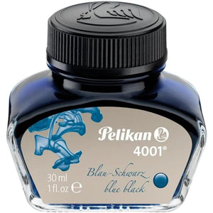 Tinta Para Caneta Tinteiro Pelikan 4001 - Blue Black - 30ml
