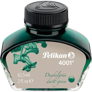 Tinta Para Caneta Tinteiro Pelikan 4001 - Verde Escuro - 62,5ml - 300063