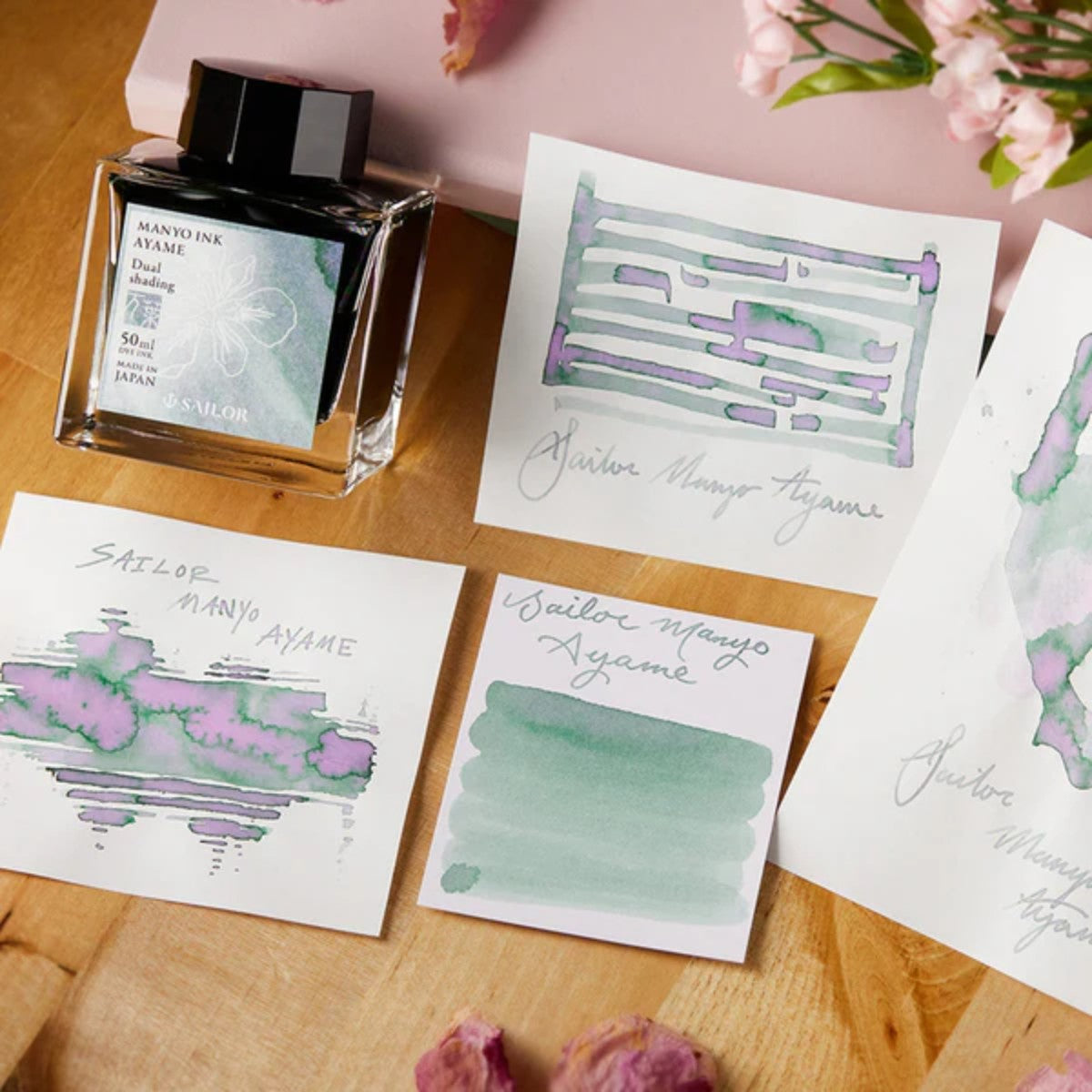 Tinta Para Caneta Tinteiro Sailor Manyo - Ayame - 50ml Sailor