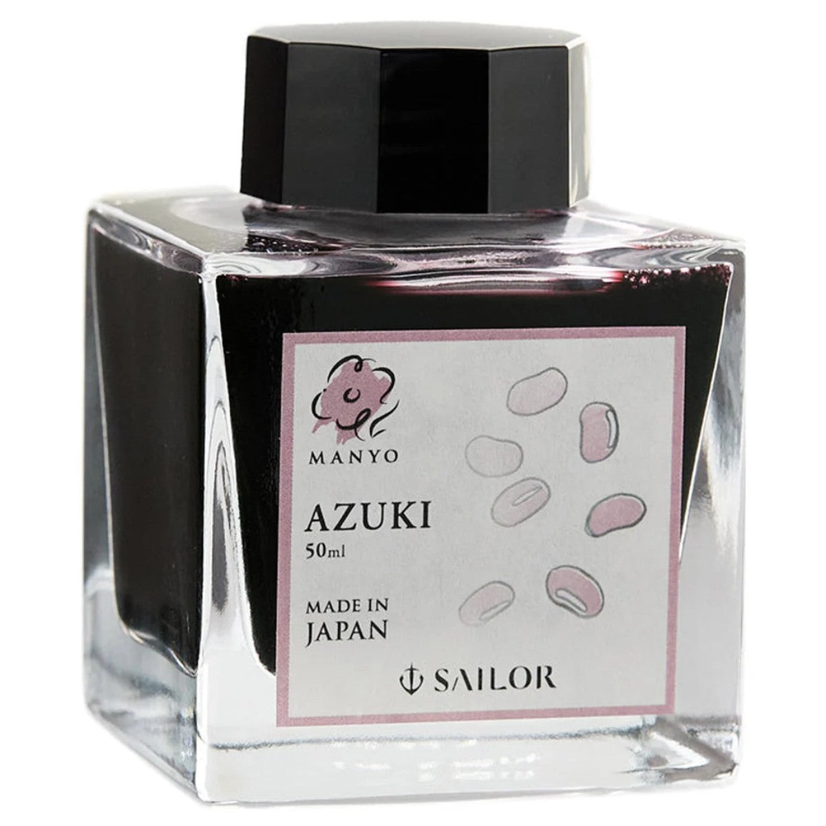 Tinta Para Caneta Tinteiro Sailor Manyo - Azuki - 50ml Sailor