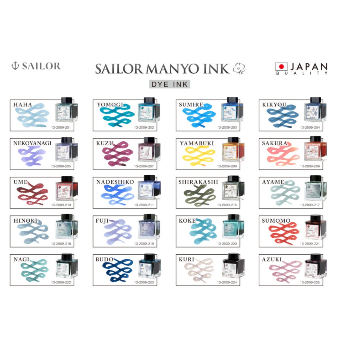 Tinta Para Caneta Tinteiro Sailor Manyo - Sakura - 50ml Sailor