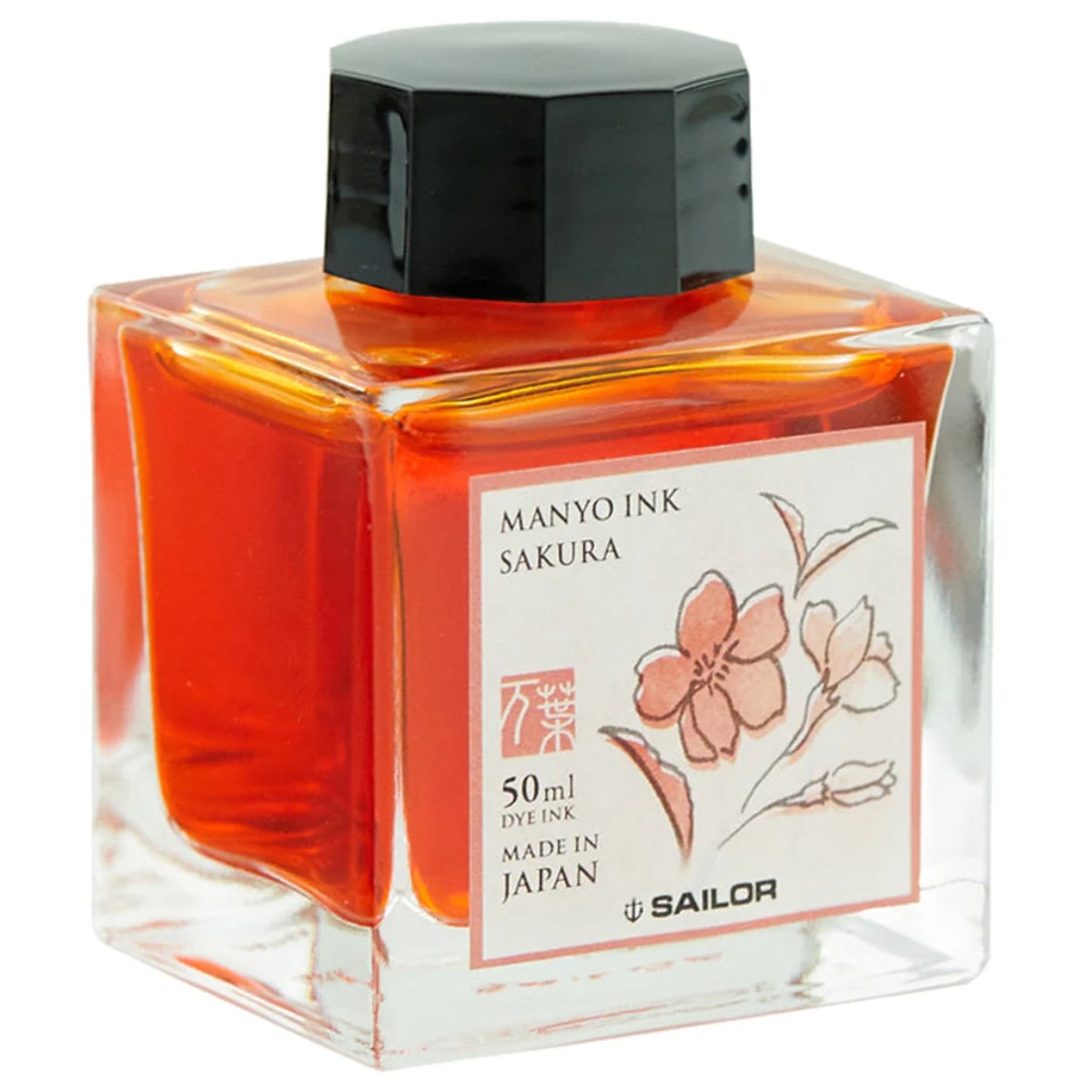 Tinta Para Caneta Tinteiro Sailor Manyo - Sakura - 50ml Sailor