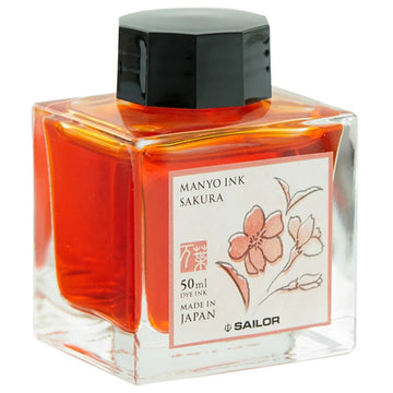 Tinta Para Caneta Tinteiro Sailor Manyo - Sakura - 50ml Sailor