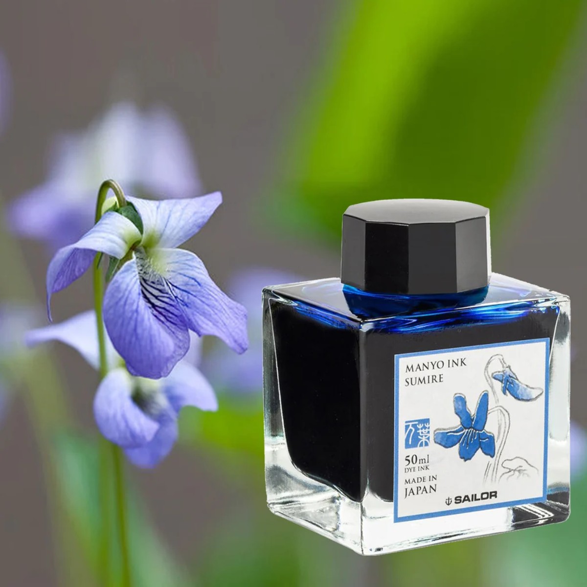 Tinta Para Caneta Tinteiro Sailor Manyo - Sumire - 50ml Sailor
