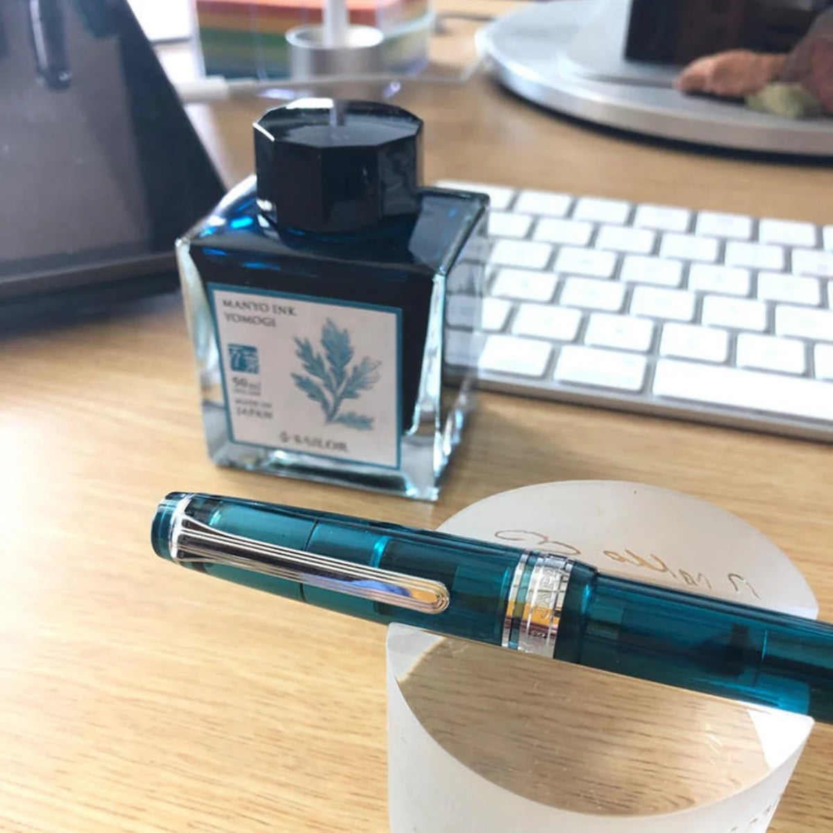 Tinta Para Caneta Tinteiro Sailor Manyo - Yomogi - 50ml Sailor