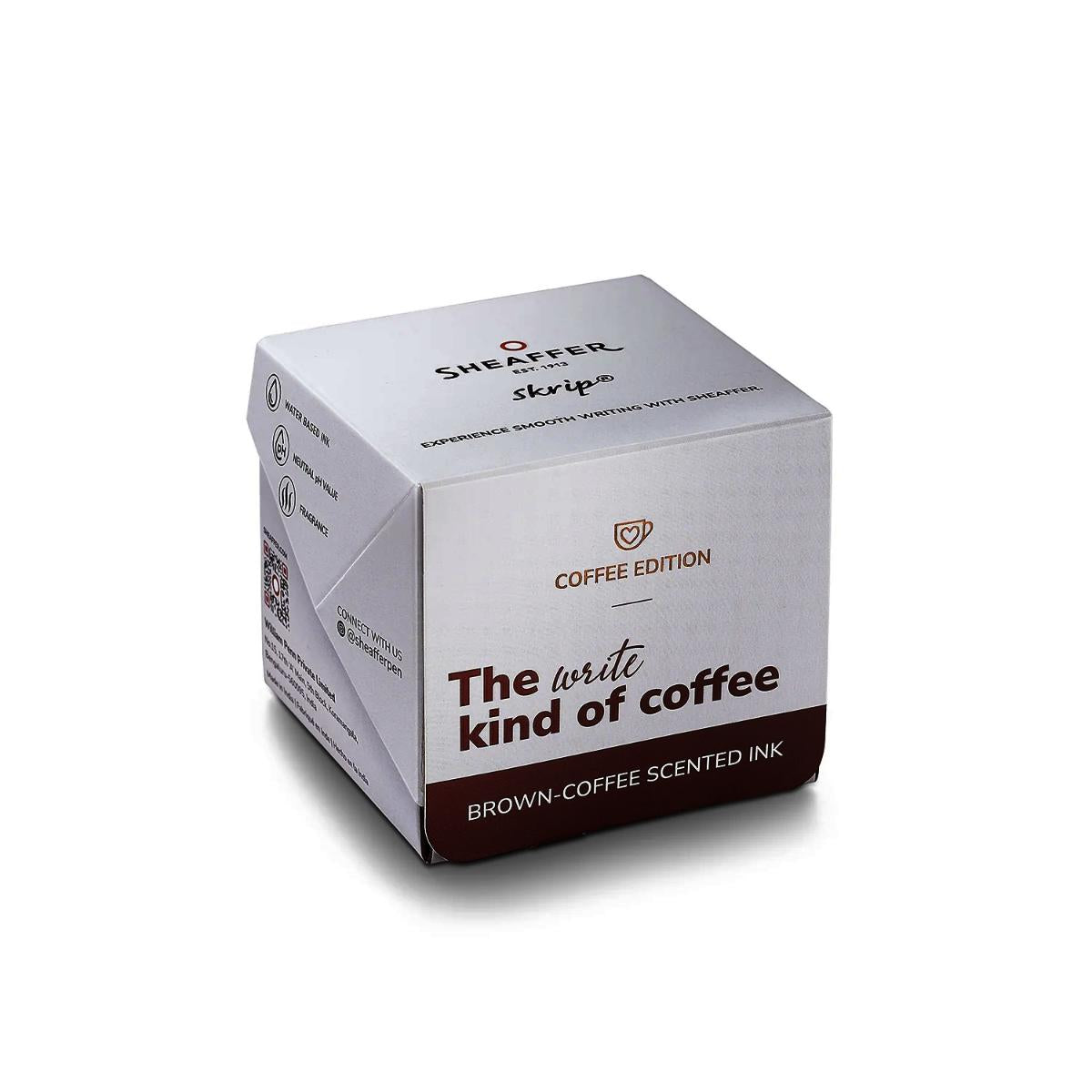 Tinta Para Caneta Tinteiro Sheaffer Skrip - Coffee 50ml com Aroma Sheaffer