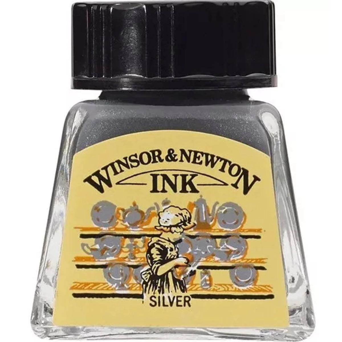 Tinta Para Desenho W&N- Silver - 14mL Winsor & Newton