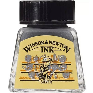 Tinta Para Desenho W&N- Silver - 14mL Winsor & Newton