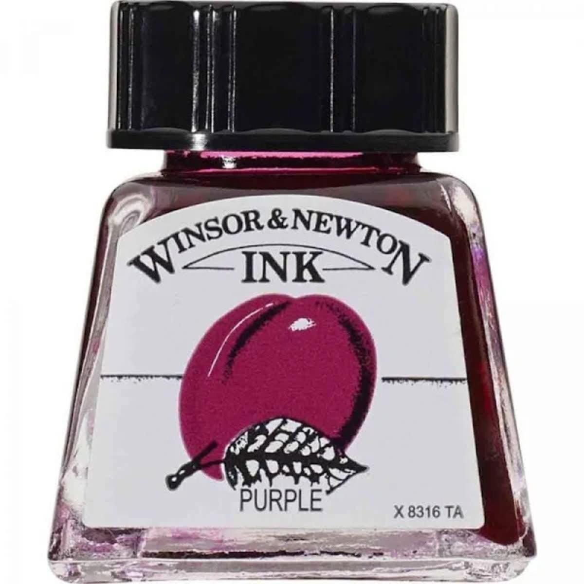 Tinta Para Desenho Winsor & Newton - Várias Cores Purple Winsor & Newton