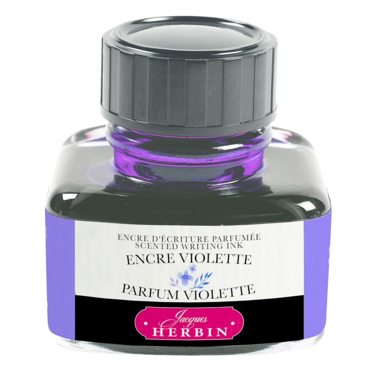 Tinta Perfumada Para Caneta Tinteiro Herbin - Violette Livraria Skilo